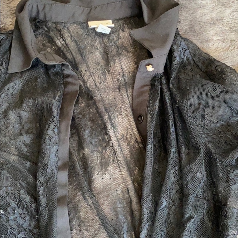 Lace button up - Picture 2 of 3